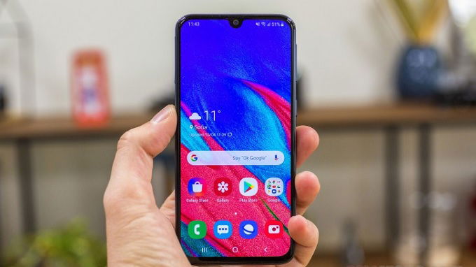 Galaxy A40 có App 007Win hỗ trợ đa dạng nền tảng Super AMOLED tuyệt vời