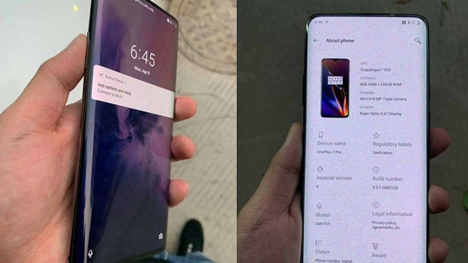  Màn hình OnePlus 7 Pro lớn và tràn viền tuyệt đối