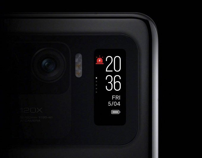 Màn hình phụ trên Mi 11 Ultra