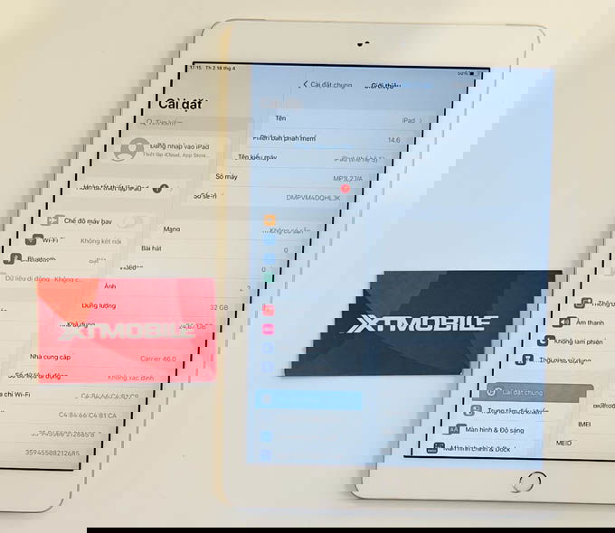Khả năng hiển thị iPad Gen 5 2017 cũ ở mức ổn áp