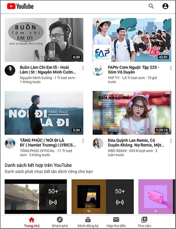 Chọn 1 video bài hát bất kỳ để nghe nhạc mà không cần mở App 007Win hỗ trợ đa dạng nền tảng 