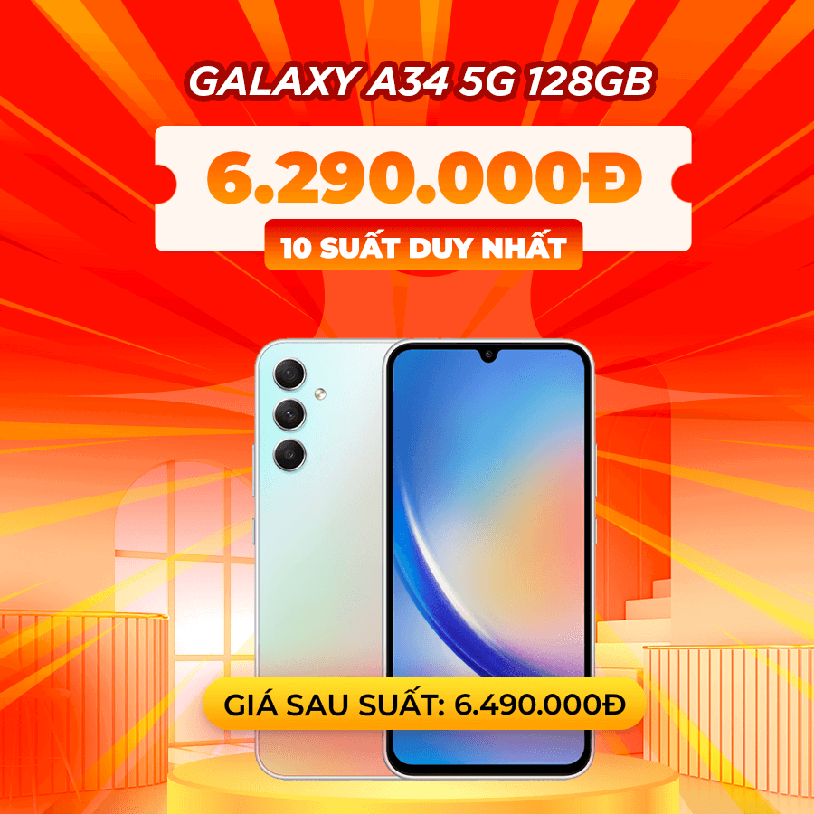 007Win nhà cái Galaxy A34 5G 128GB