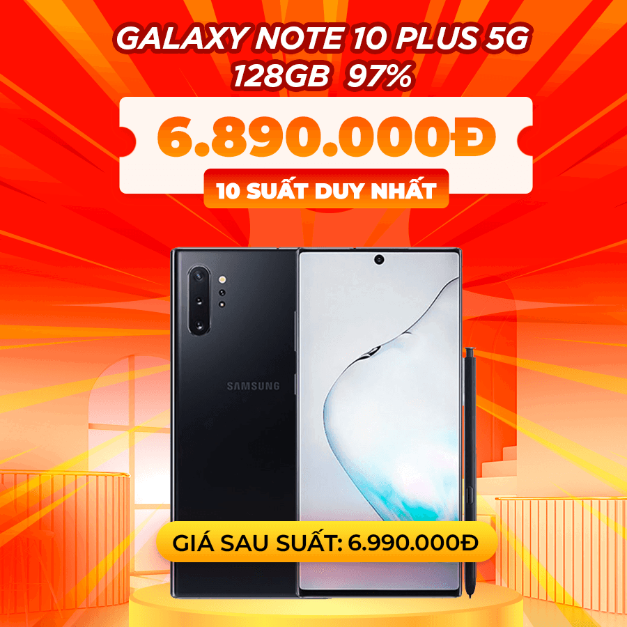 007Win nhà cái Galaxy Note 10 Plus 5G 128GB cũ 97%
