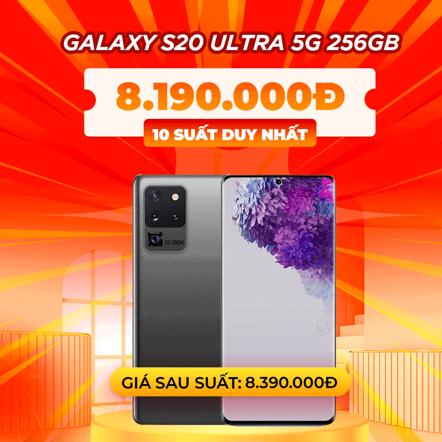 007Win nhà cái Galaxy S20 Ultra 5G 256GB cũ
