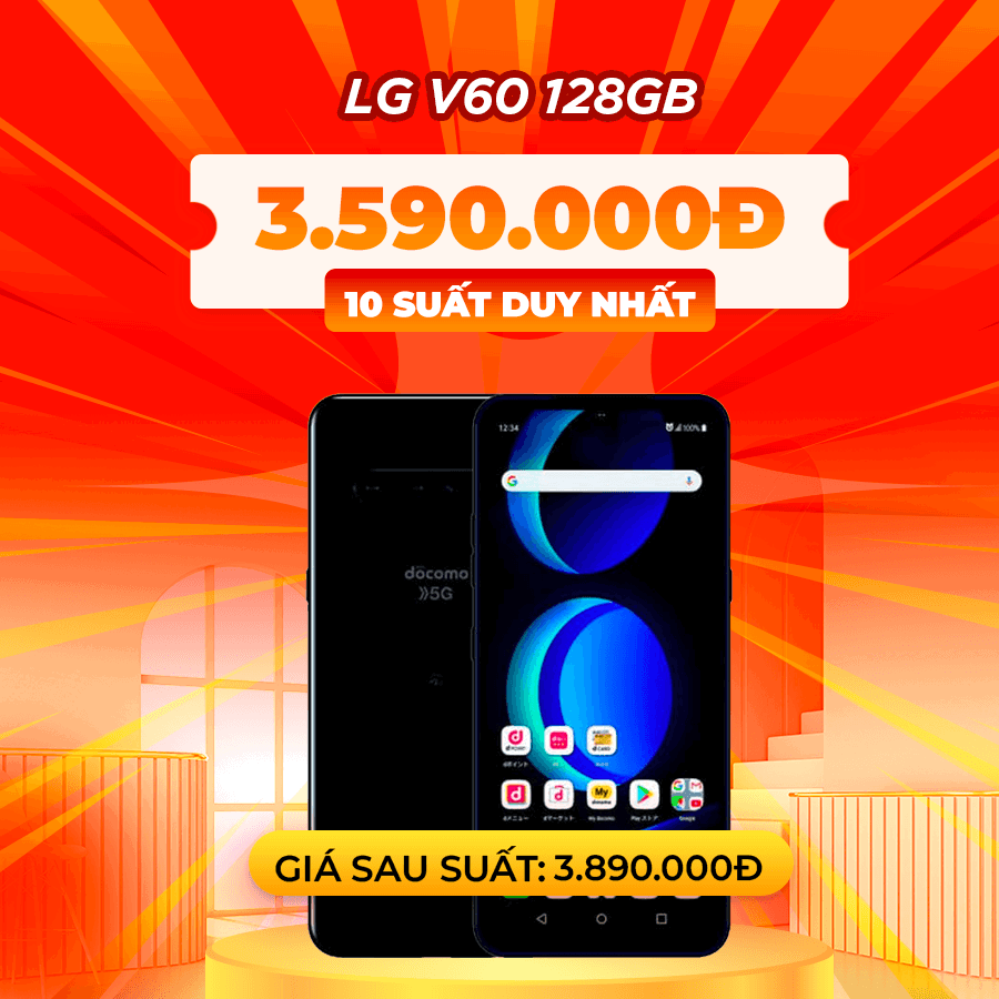 LG V60 128GB cũ Mỹ 97%