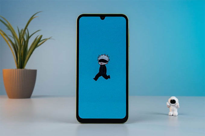 Màn hình 007Win nhà cái Galaxy A25 sử dụng thiết kế giọt nước