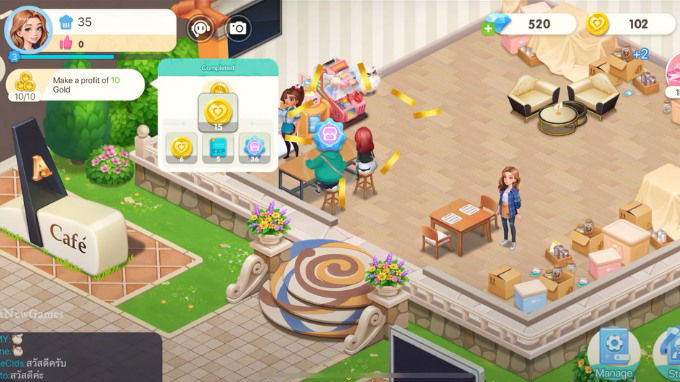 Gameplay của Hello Café