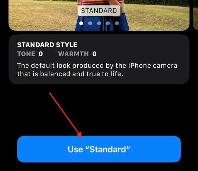 Thay đổi Photographic Styles trên 15 Pro Max
