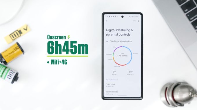 Dung lượng pin lớn 4.410 mAh dư sức chiến game thoải mái