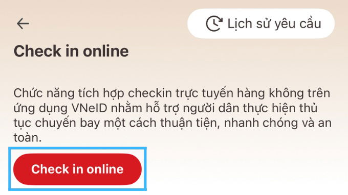 Cách check-in online bằng VNeID