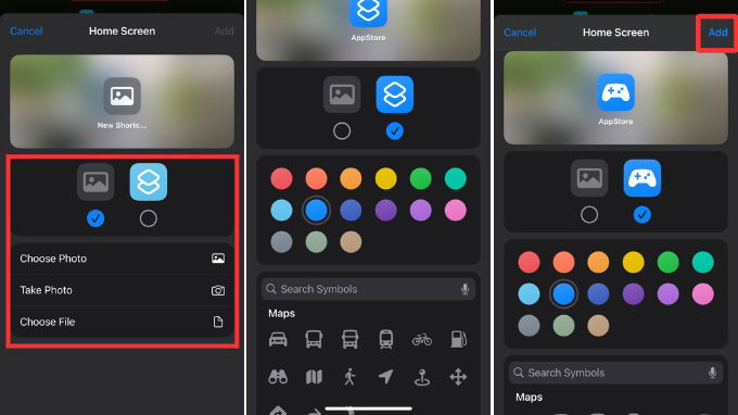 Cách thay đổi icon ứng dụng bằng Shortcut