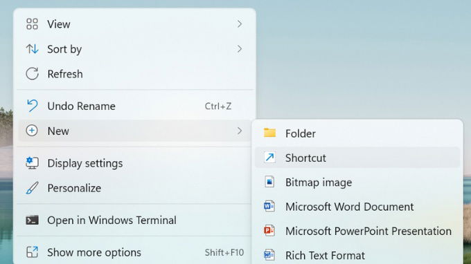 Hẹn giờ tắt laptop Win 11 bằng Shortcut