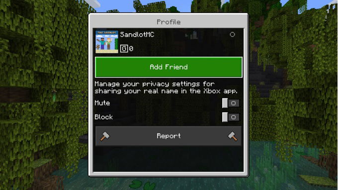 Cách kết bạn trong Minecraft
