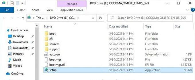 Cách nâng cấp Win 10 lên Win 11 bằng file ISO