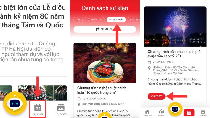 Tra cứu thông tin sự kiện