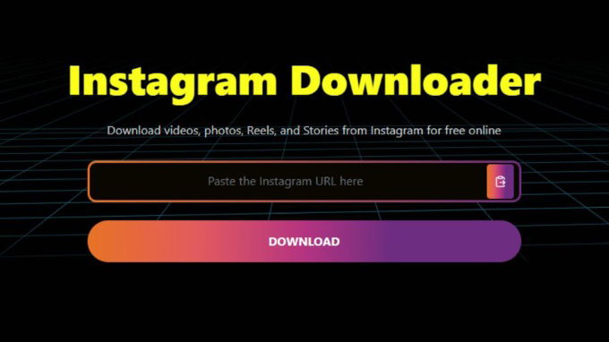 Tải video Instagram bằng IG1S