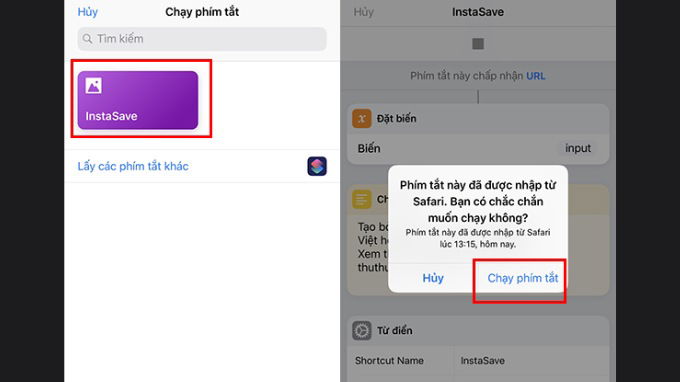 Tải video Instagram bằng InstaSave (iPhone)