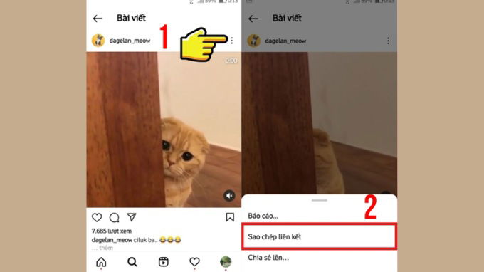 Cách tải video Instagram trên 007win.com nền tảng chơi game sòng bạc trực tuyến đáng tin cậy nhất Android