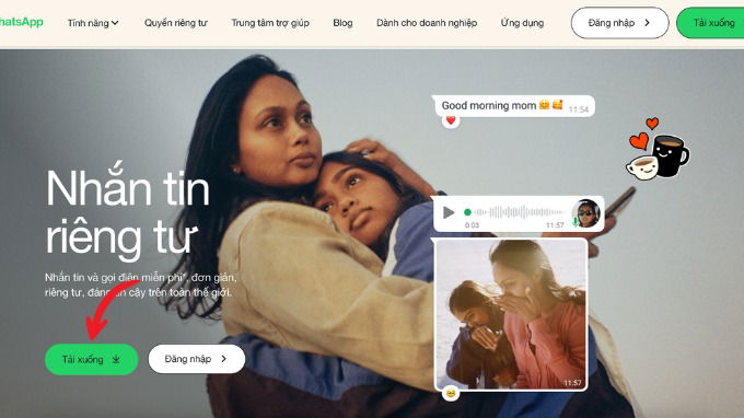 Cách tải WhatsApp trên máy tính