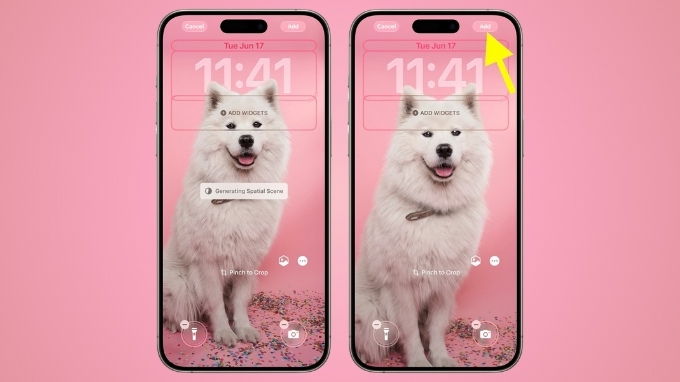 Cách tạo hình nền 3D trên iOS 26