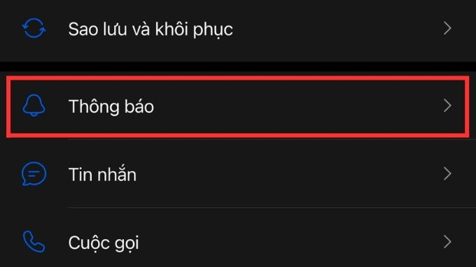 Cách tắt thông báo tin nhắn Zalo từ tất cả mọi người
