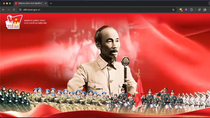 Trên website