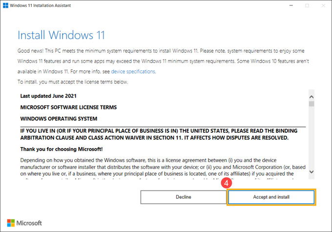 Cách update Win 10 lên Win 11 bằng Installation Assistant 