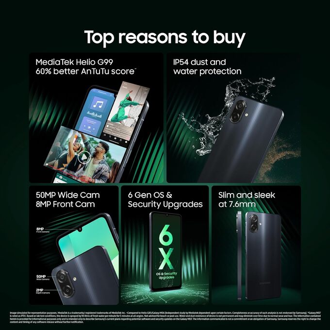 Cấu hình của Galaxy M07