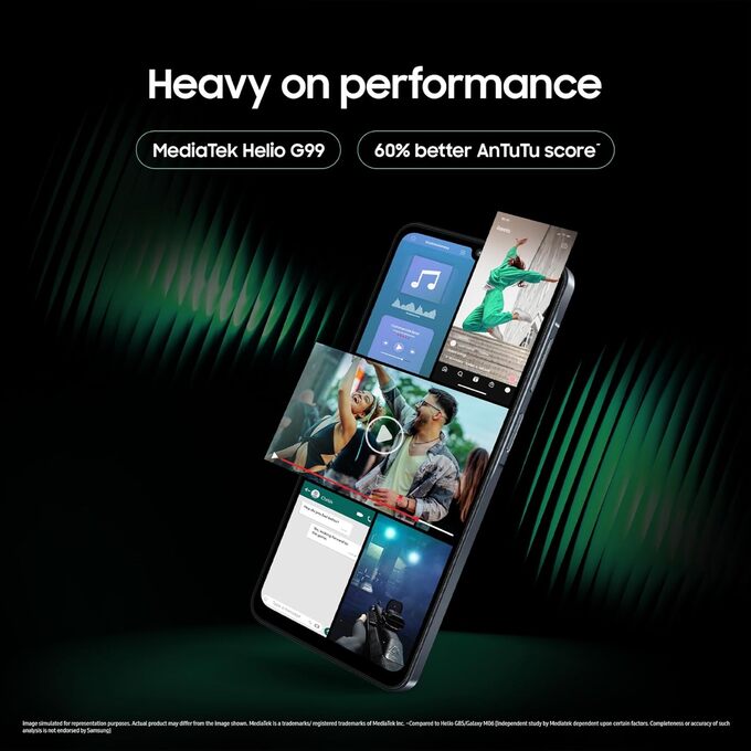 Hiệu năng của Galaxy M07