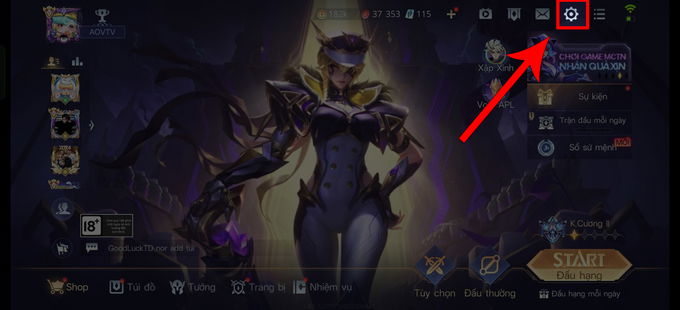 Kiểm tra cài đặt micro trong game