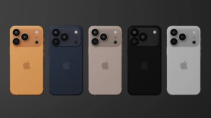iPhone 17 Pro Max có 5 tùy chọn màu sắc: Đen, Trắng, Xám, Xanh đậm và Cam