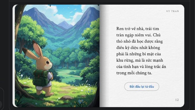 Cách tạo sách truyện bằng AI với Gemini Storybook