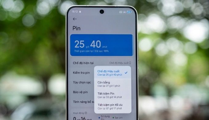 Dung lượng pin và công nghệ sạc