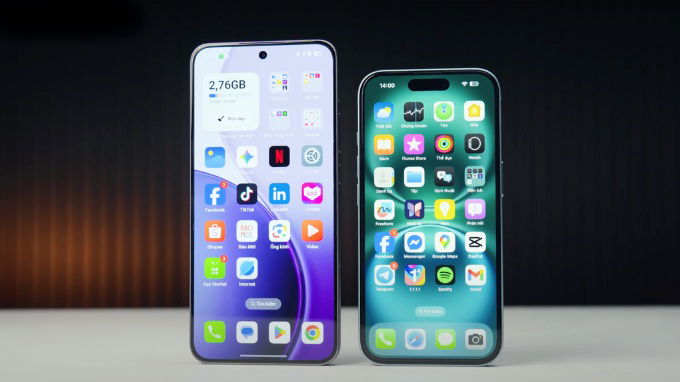 So sánh 007Win6 thể thao, đá gà, bắn cá, game bài, nổ hũ Reno 14 và iPhone 16 về App 007Win hỗ trợ đa dạng nền tảng