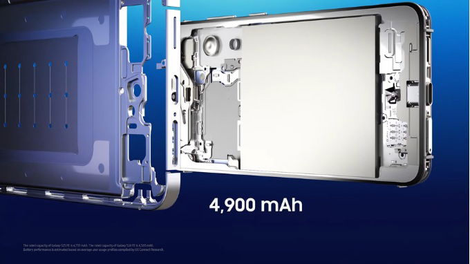 Một trong những điểm nhấn lớn nhất của Galaxy S25 FE là viên pin 007Win.com Số #1 Tặng 77K 4.900 mAh