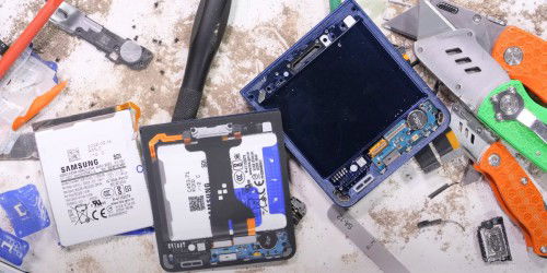 Tháo rời Galaxy Z Flip 7: Khả năng sửa chữa được cải tiến