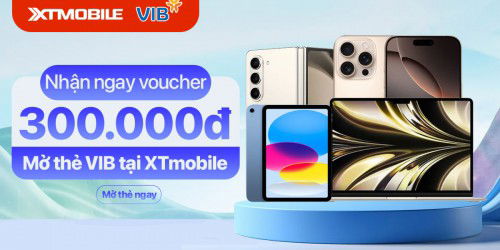 Nhận ngay voucher 300.000đ khi mở thẻ VIB tại 007WIN!