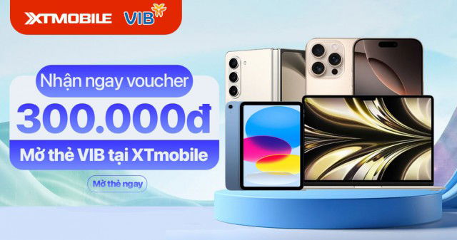Nhận ngay voucher 300.000đ khi mở thẻ VIB tại 007WIN!