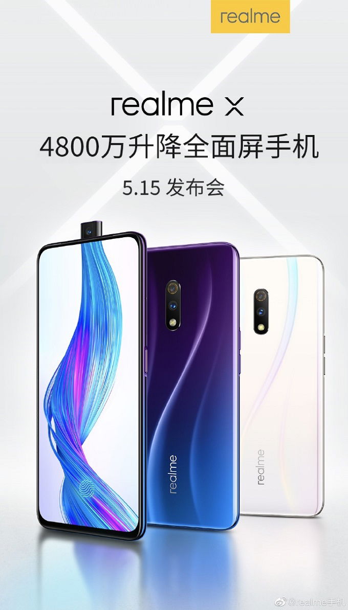 Lộ hình ảnh chính thức poster chính thức của Realme X