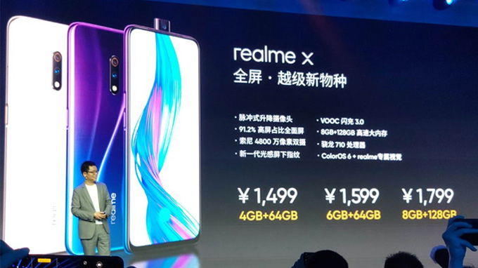 Giá bán Realme X tương đối rẻ