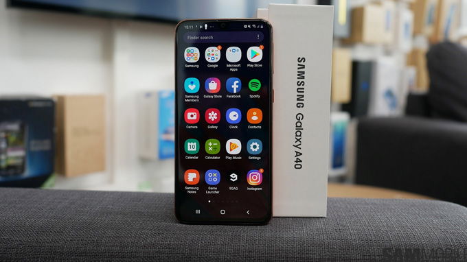 Cấu hình Galaxy A40 được trang sức mạnh từ chip xử lý Exynos 7885
