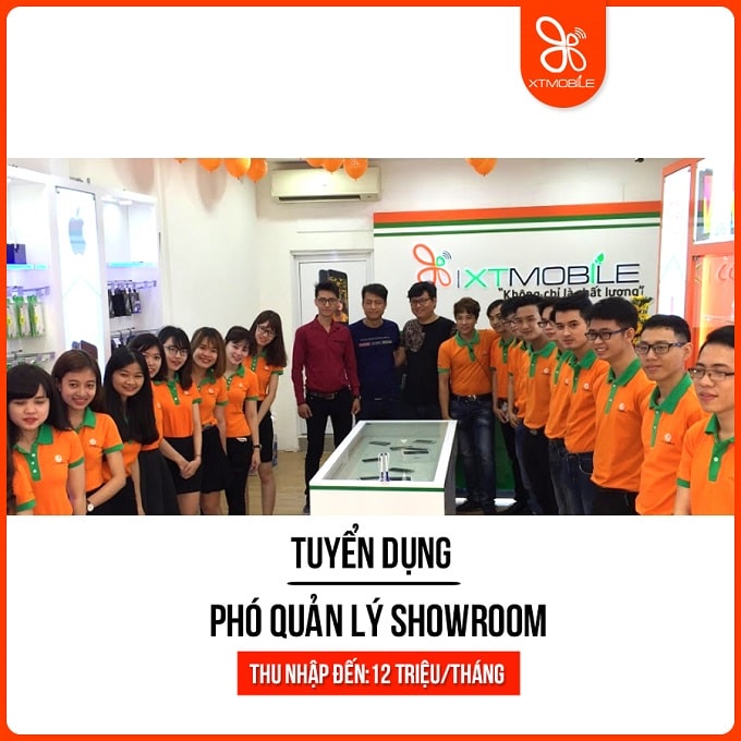007WIN tuyển phó quản lý showroom thu nhập đến 12 triệu
