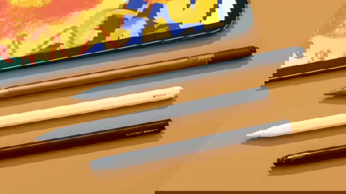 Apple Pencil 2 tự do chuyển đổi chức năng vẽ và tẩy