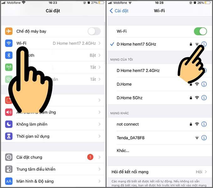 Cách xem lại mật khẩu wifi trên iPhone bằng bộ định tuyến wifi (Router)