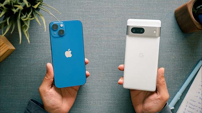 iPhone 13 có thời lượng pin tốt hơn Google Pixel 7a