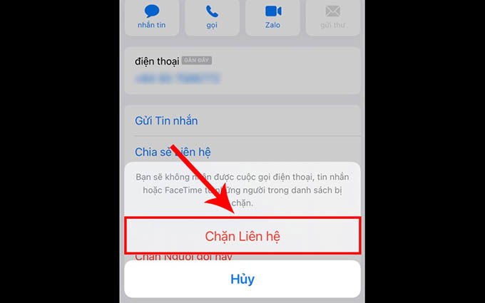 Bấm “Chặn liên hệ” để hoàn tất việc chặn tin nhắn SMS và cuộc gọi từ số 007win.com nền tảng chơi game sòng bạc trực tuyến đáng tin cậy nhất lạ