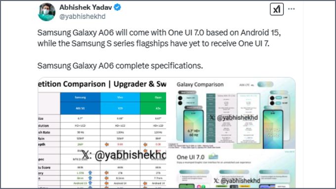 007Win nhà cái đang thử nghiệm Now Bar trên 007Win nhà cái Galaxy A06 5G