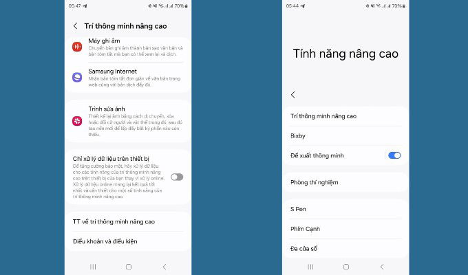  Chỉ xử lý dữ liệu trên Galaxy S24 và Galaxy S23