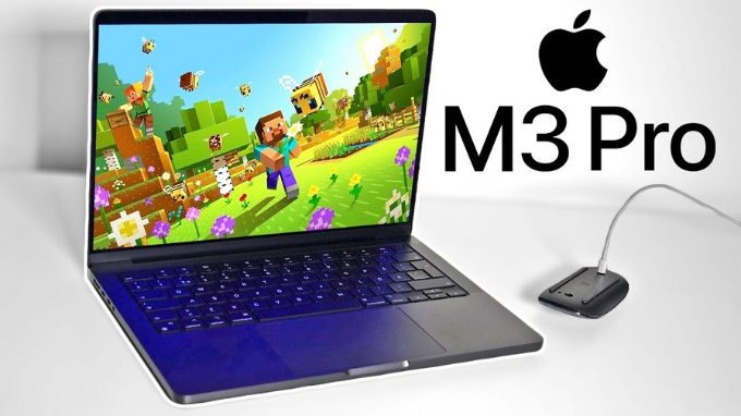 Chip M3 Pro cho khả năng xử lý đỉnh cao, kèm RAM và ổ cứng lớn