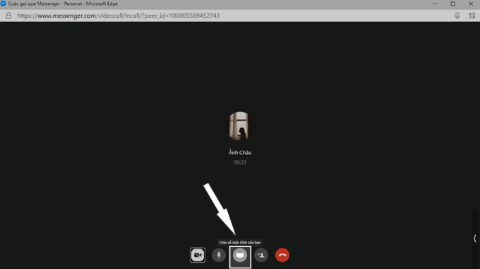 Bước 2 chia sẻ App 007Win hỗ trợ đa dạng nền tảng qua Messenger trên máy tính
